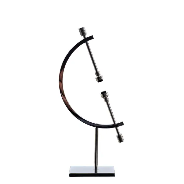 Suport metal argintiu sustinere sfera
