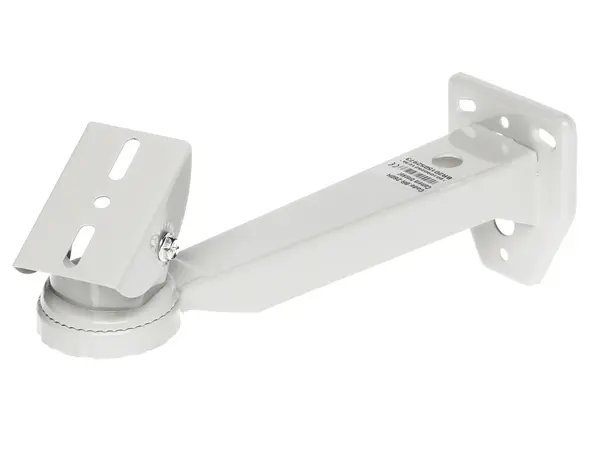 Suport metalic pentru camere de supraveghere si carcase, otel, montaj perete, lungime brat 247mm alb, BR-260H