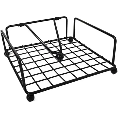 Suport metalic pentru servetele Vanora Home, 17.5 x 6 cm, Negru
