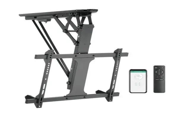 Suport monitoare de tavan, motorizat, cu telecomanda, aplicatia Tuya, 32-70 inch, max.35kg, Blackmount SUPLCD-BM-ML60AI