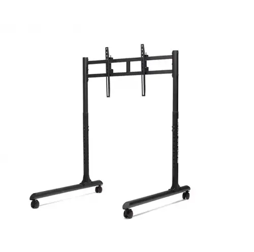 Suport monitor Next Level Racing Round Tube Freestanding Single Monitor Stand, max 50 kg, Pana la 65inch (negru)