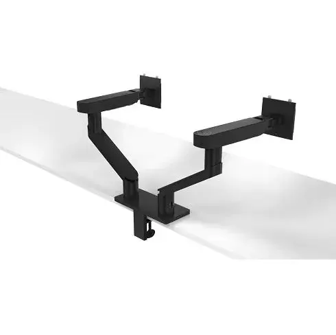 Suport monitor pentru birou DELL MDA20, 19inch-27inch, Pivot, Rotire 180, VESA 100 (Negru)