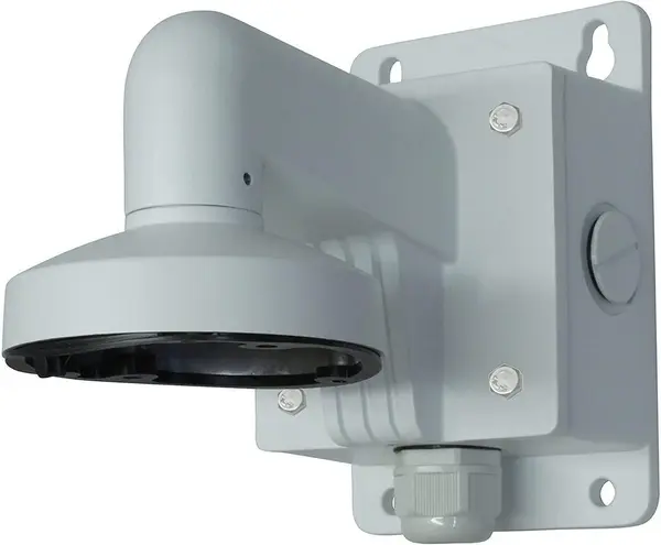Suport montaj pe perete cu doza pentru camera dome, Hikvision, diametru sistem de prindere 100mm, DS-1272ZJ-110B