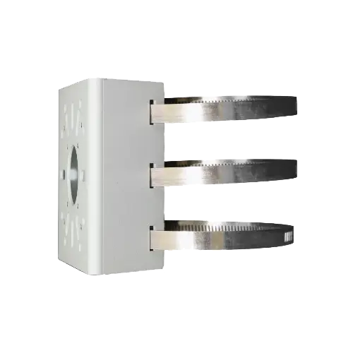 Suport montaj pe stâlp pentru doză conexiuni, tablă galvanizată, max. 8 kg, Uniview TR-JB07-IN