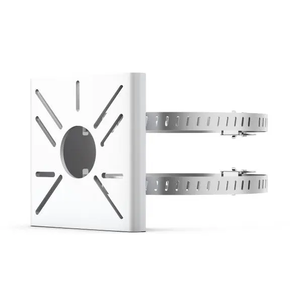 Suport montare pe stalp TP-Link VIGI pentru camere VIGI Bullet si PT, otel galvanizat SGCC, inox, alb, VMB-350
