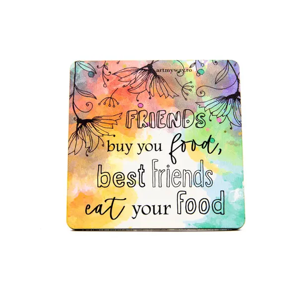 Suport pahar - Friends and Food | ArtMyWay