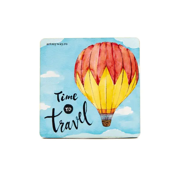 Suport pahar - Time to Travel | ArtMyWay