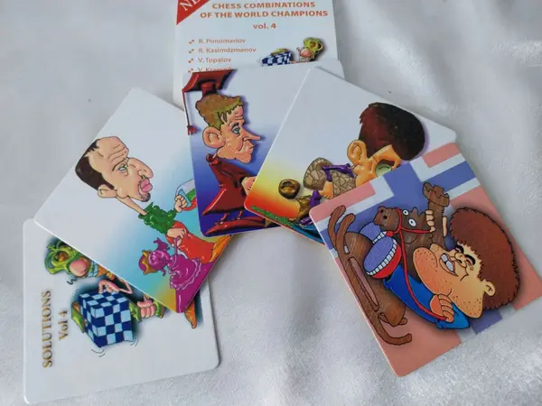 Suport pahare (Coaster) cu combinatii de sah