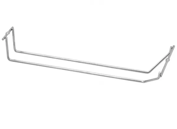 Suport pahare, Otel, Argintiu, 33.4x10.5x5.7 cm