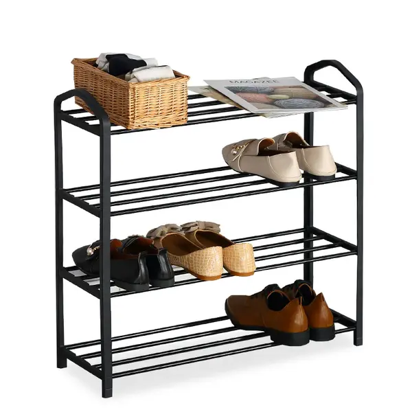 Suport Pantofi Ramon 12 Perechi, Negru, 62x20x62 cm