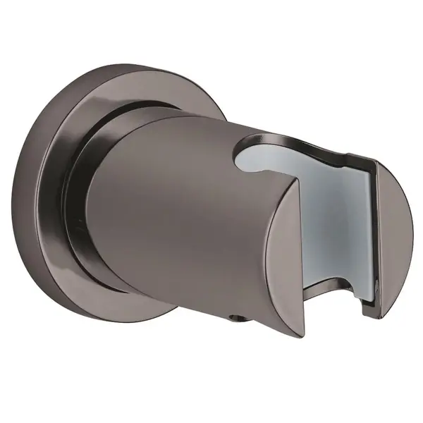 Suport para dus Grohe Rainshower 27074A00, 1/2, universal, filet tata, suport, lucios, Hard Graphite