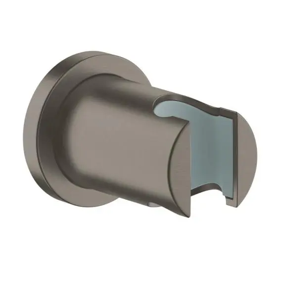 Suport para dus Grohe Rainshower 27074AL0, 1/2, universal, filet tata, suport, mat, Hard graphite