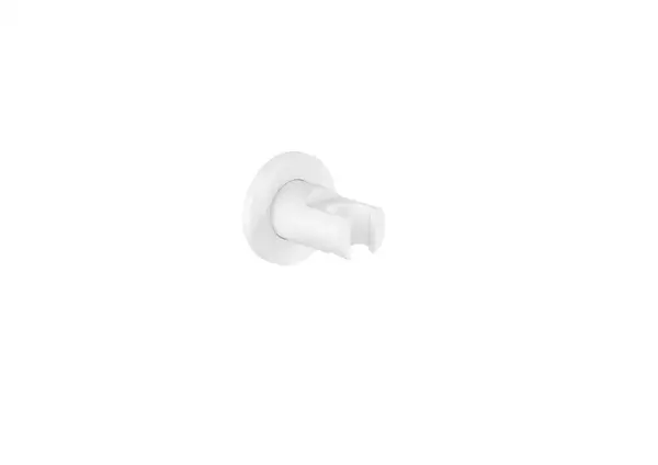 Suport para dus Roca Wall Round A5B1350B00, aparent, universal, mat, Alb