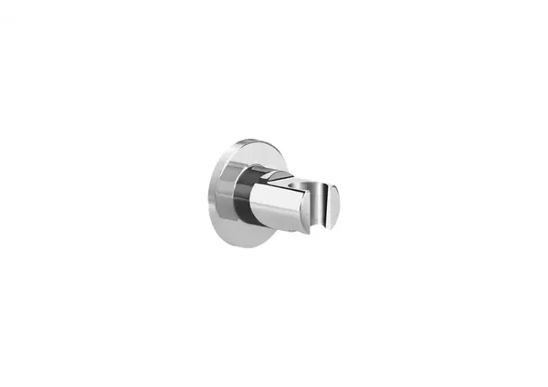Suport para dus Roca Wall Round A5B1350C00, aparent, universal, Crom