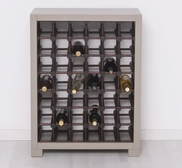Suport pentru 42 sticle de vin - Culoare Ext._P030 / Culoare Int._P081 - DUBLU COLOR cu finisaj Dublu color