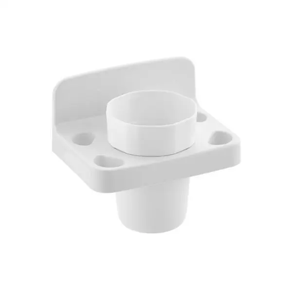 Suport pentru Depozitarea Periutei si Pastei de Dinti, Qlux L00646, din Plastic, 19.50 x 15 x 8.50 cm