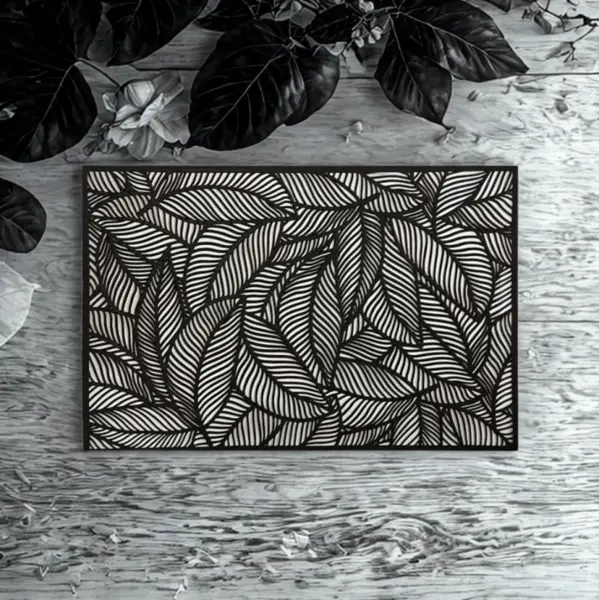 Suport pentru farfurie Morello - Black Leaf, 45 х 30 cm