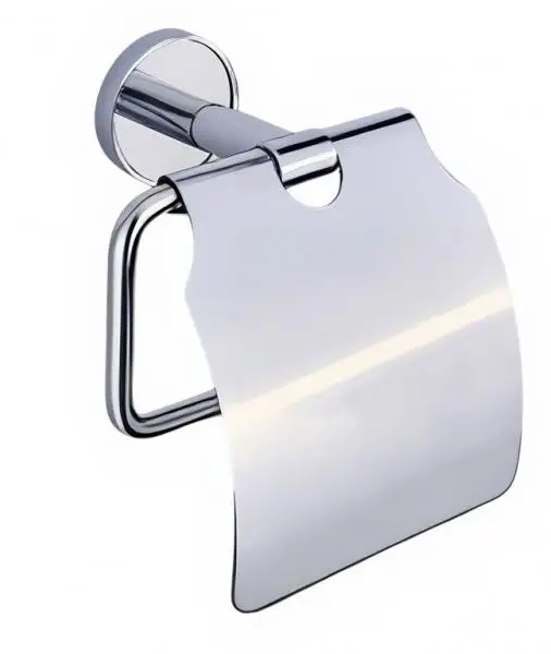 Suport pentru hârtie igienică Inter Ceramic - Lusso, cu capac, Chrome
