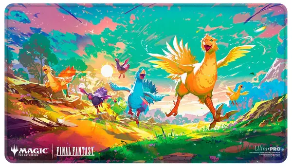 Suport pentru jocuri de cărți Ultra Pro Holofoil Playmat: Magic The Gathering: Final Fantasy - Chocobo