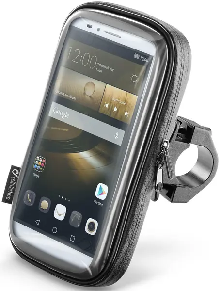 Suport pentru motocicletă Cellularline - Interphone, 6.5'', negru
