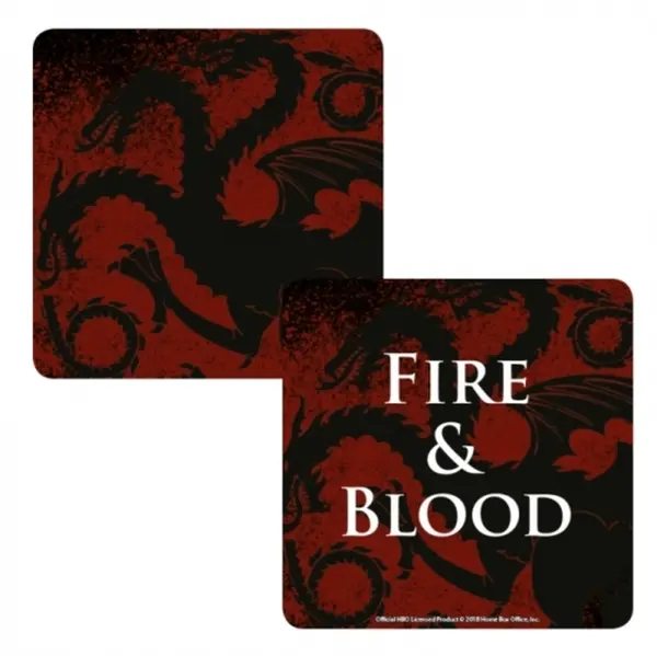Suport pentru pahar - Game of Thrones (Targaryen) | Half Moon Bay