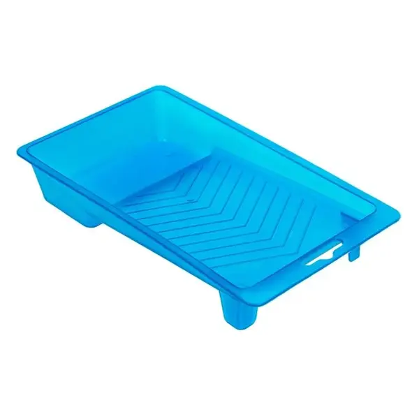 Suport pentru role de pictat,plastic,albastru,20x12 cm