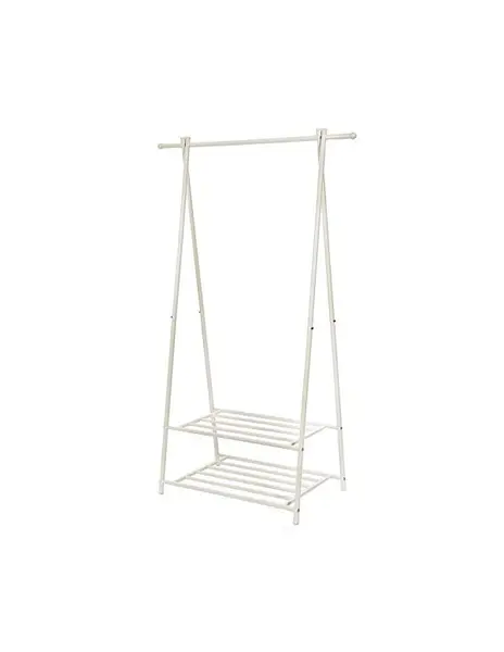 Suport pentru umerase, Songmics, HSR05W, Metal, Alb, 155 x 87 x 41 cm