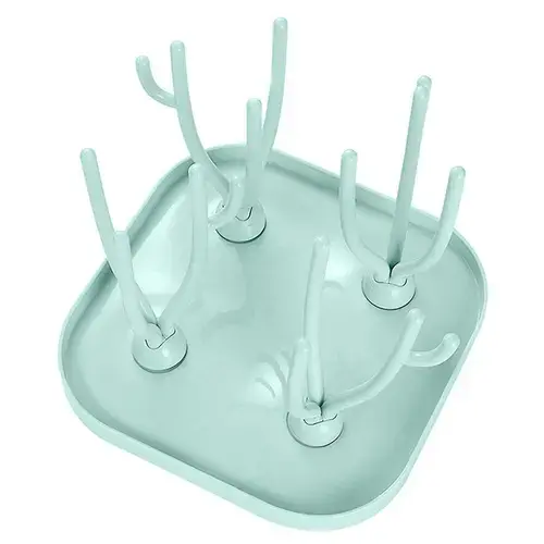 Suport pentru uscarea biberoanelor si accesoriilor Lorelli, Mint Green