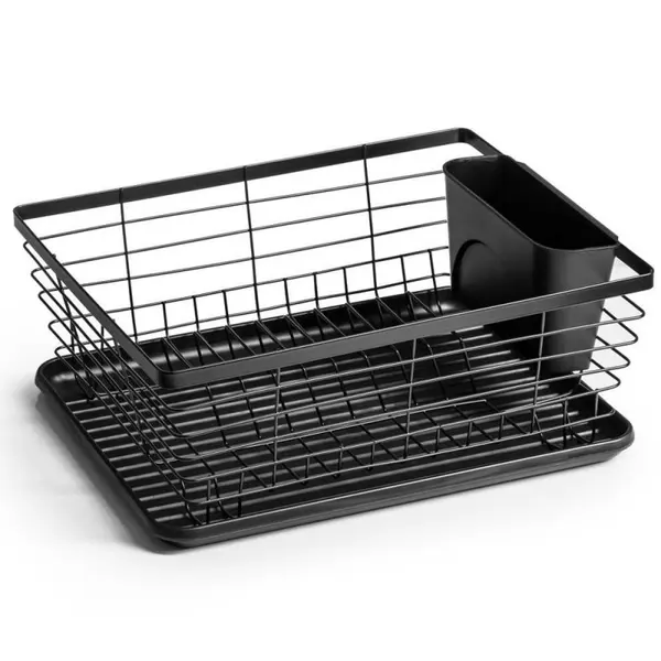 Suport pentru Vase, Metal, 36 x 30 x 14.5 cm, Negru, Vilde