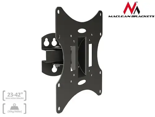 Suport Perete Maclean MC-501B, 23inch - 42inch, 30 Kg (Negru)