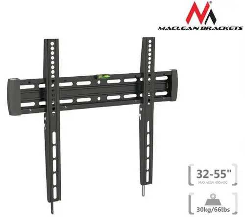 Suport Perete Maclean MC-643, 32inch - 55inch, 30 Kg (Negru)