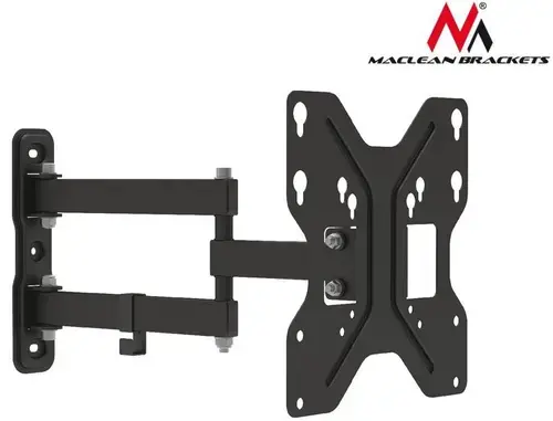 Suport Perete Maclean MC-648, 23inch - 42inch, 30 Kg (Negru)