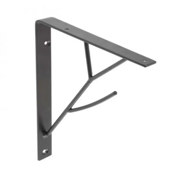 Suport Polita Model Albero, 200x170 mm, Finisaj Negru Mat