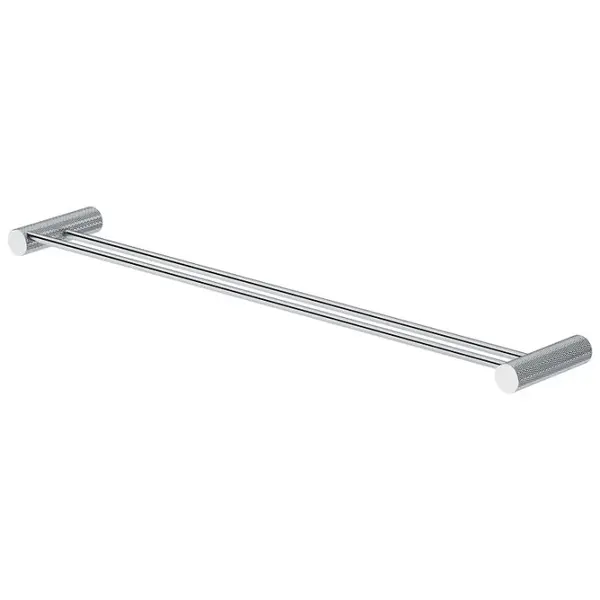 Suport portprosop dublu 60 cm, crom, Cersanit Zen