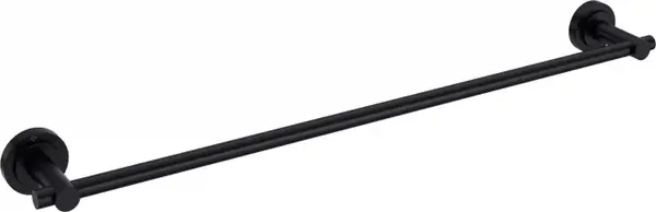 Suport prosoape baie, negru, 600 x 50 x 73 mm, Deante Temisto