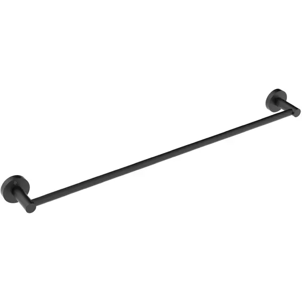 Suport prosop baie Deante Jasmin, 65 cm, negru mat