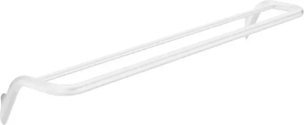 Suport prosop baie, dublu, alb mat, 61.6 cm, Deante Silia