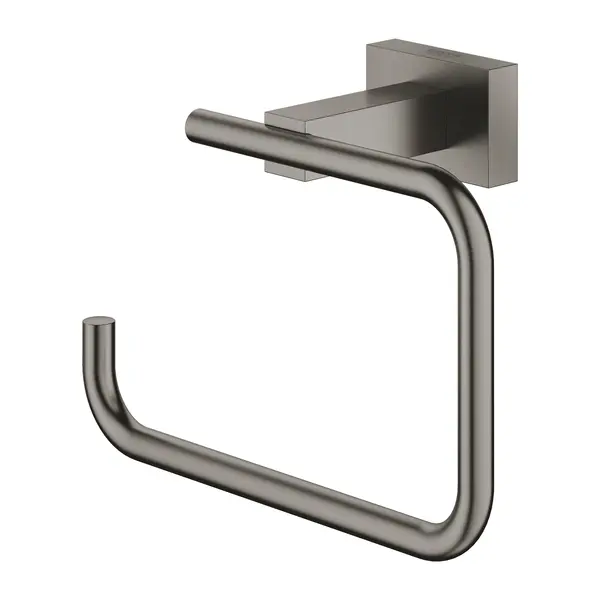 Suport prosop Grohe Essentials Cube 40507AL1, fixare ascunsa, mat, Hard Graphite