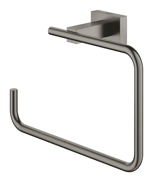 Suport prosop Grohe Essentials Cube 40510AL1, fixare ascunsa, mat, Hard Graphite