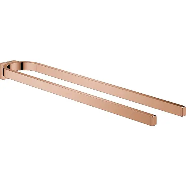 Suport prosop Grohe Selection 41059DA0, 360 mm, 2 suporti, montare pe perete, fixare ascunsa, lucios, Warm Sunset