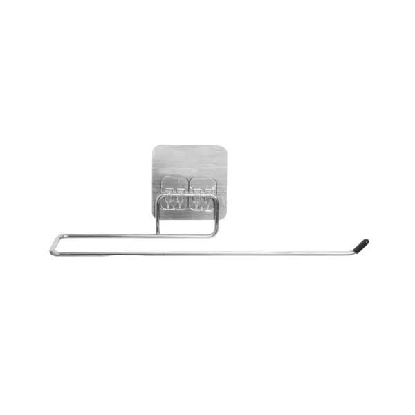 Suport Prosop Hartie, Zamo®, Montare Usoara prin Sistem Autoadeziv, 27x7x8.5cm, Culoare Argintie