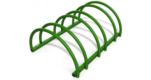 Suport rastel bicicleta cu 3 sloturi -model 0022-3 Verde padure