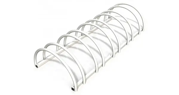 Suport rastel bicicleta cu 5 sloturi -model 0022-5 Alb