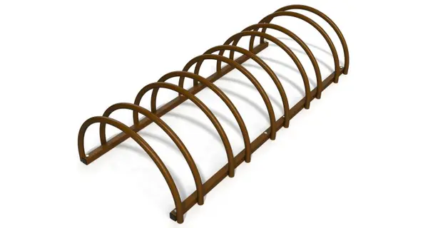 Suport rastel bicicleta cu 5 sloturi -model 0022-5 Maro