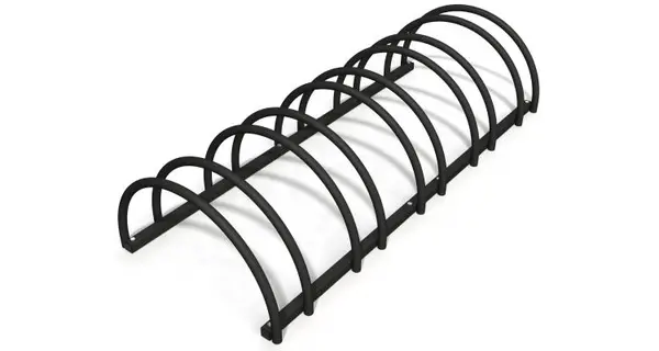 Suport rastel bicicleta cu 5 sloturi -model 0022-5 Negru