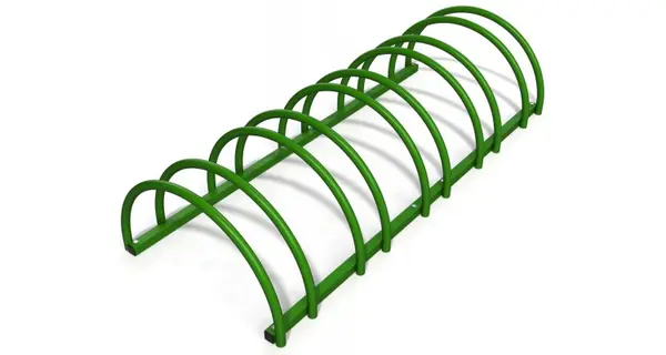 Suport rastel bicicleta cu 5 sloturi -model 0022-5 Verde padure