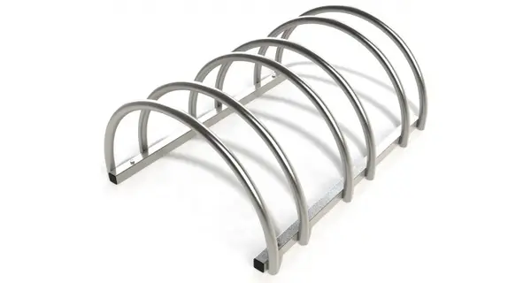 Suport rastel biciclete cu 3 sloturi -model 0022-3 Argintiu