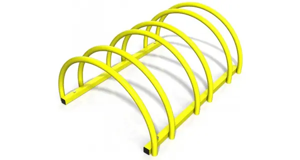 Suport rastel biciclete cu 3 sloturi -model 0022-3 Galben