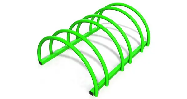 Suport rastel biciclete cu 3 sloturi -model 0022-3 Verde crud