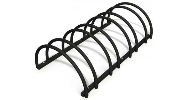 Suport rastel biciclete cu 4 sloturi -model 0022-4 Negru